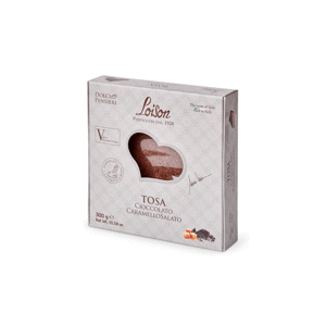 Loison Tosa Salted Caramel And Dark Chocolate Cake 300g